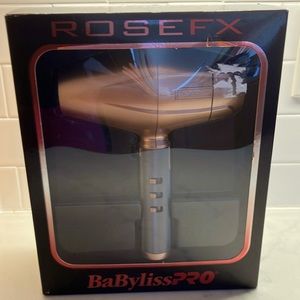 (NIB) BABYLISS PRO ROSEFX hairdryer in rose gold (new in box)